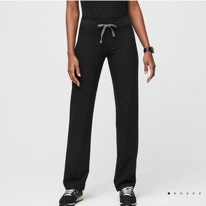 NWT Figs Livingston Basic Scrub Pants Black
